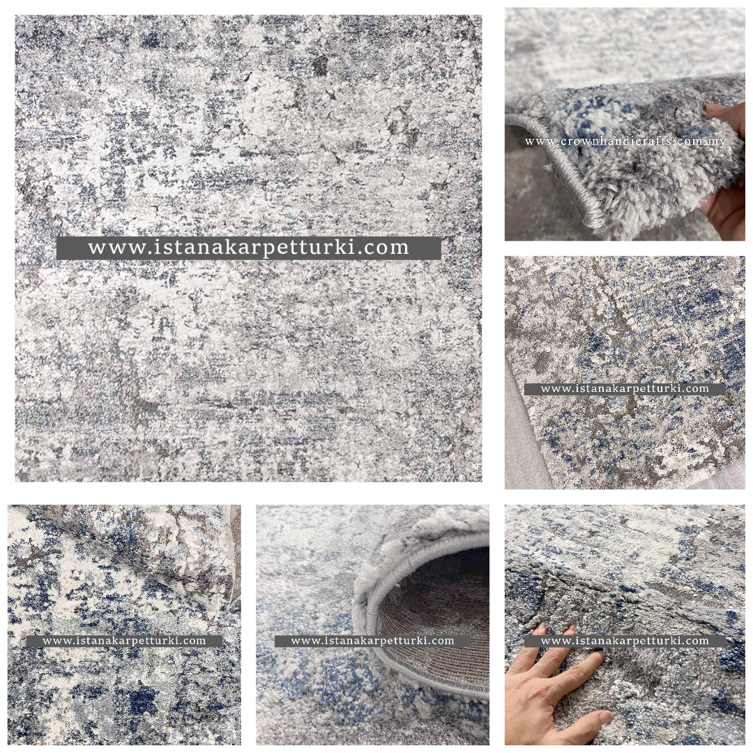 Karpet Abstrak Modern untuk Ruang Tamu dan Kamar Tidur | Istana Karpet Turki 09723A