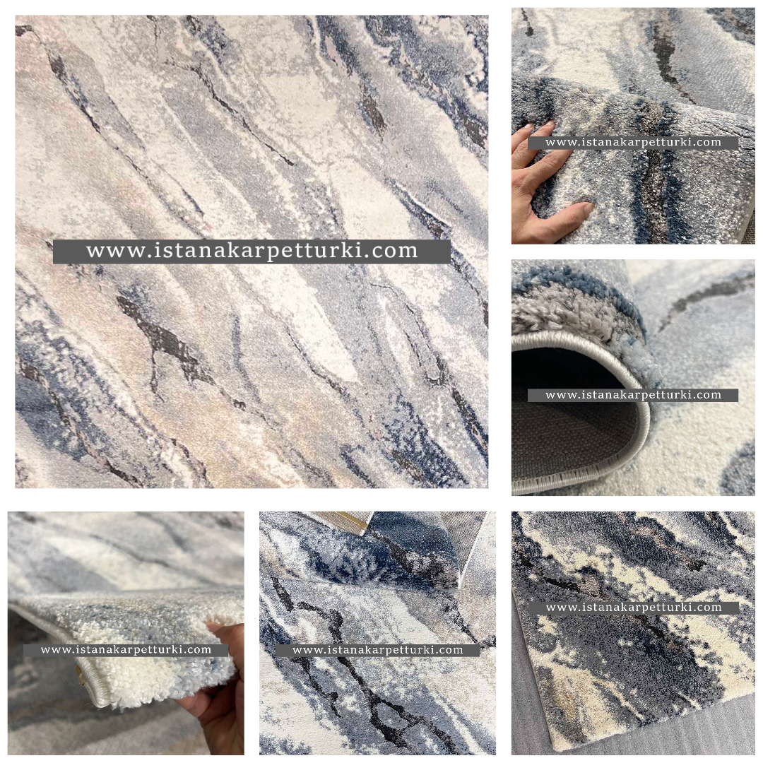 Karpet Abstrak Desain Modern Berkualitas Tinggi | Istana Karpet Turki A0494A