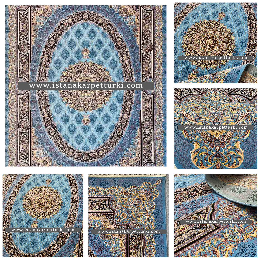 Karpet Persia Kerajaan untuk Ruang Tamu Interior Kerajaan | Istana Karpet Turki 12024